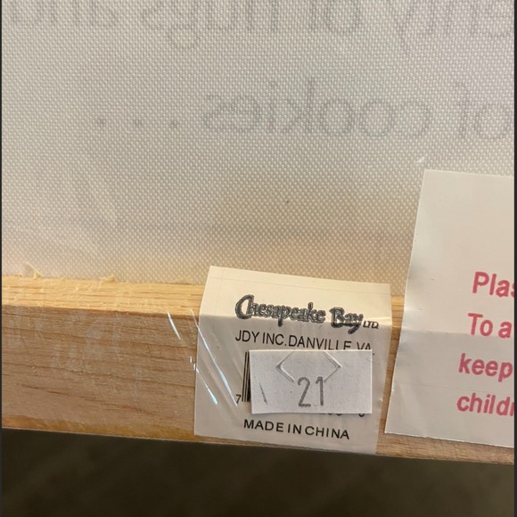 New-Chesapeake Bay 10x12 Grandma's Place Stretched Canvas Frame - Picture 4 of 4